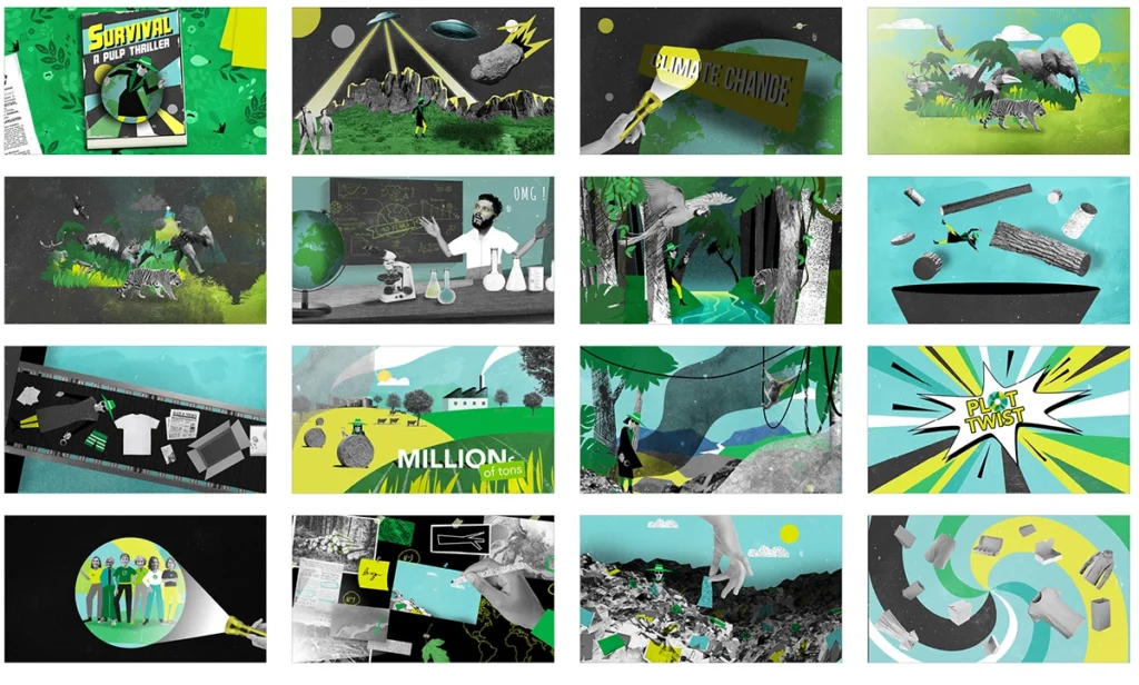 Canopy save the planet storyboard FEVR Motion Design Company NYC