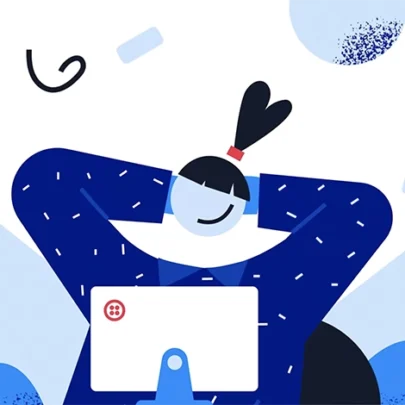 Best character vector illustration motion graphics twilio FEVR Motion Graphics Company