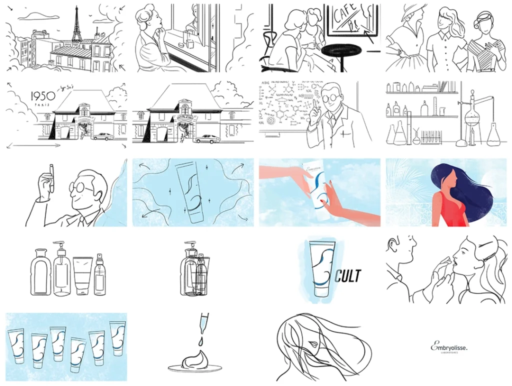 Storyboard WIdeview illustration NYC motion graphics studio
motion design studios explainer videos company