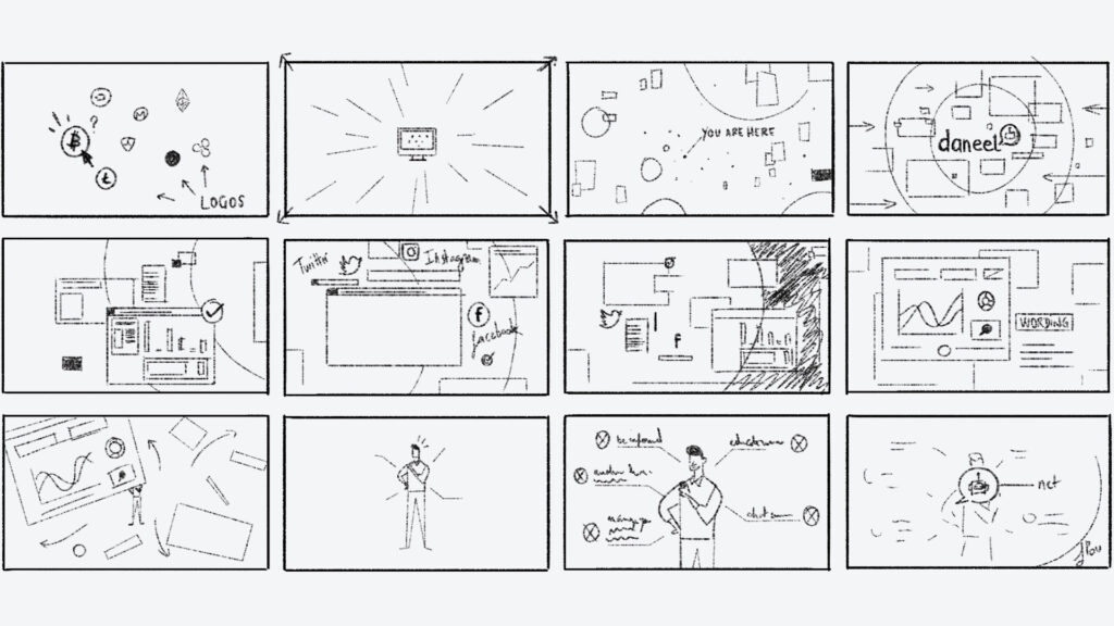 Storyboard motion graphics company Wideview New York