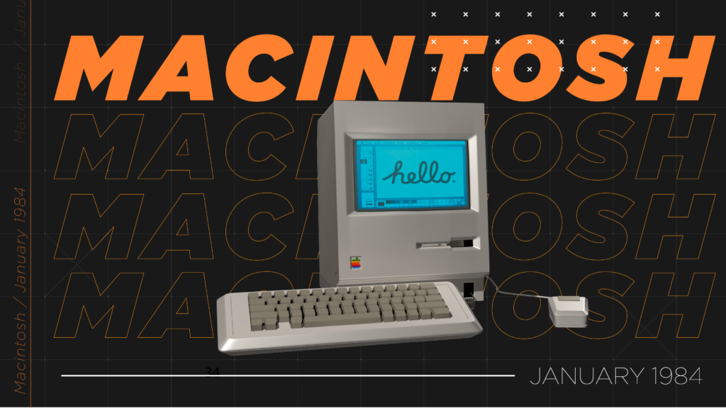 Apple macintosh history in motion graphics by Wideview Explainer Video Agency